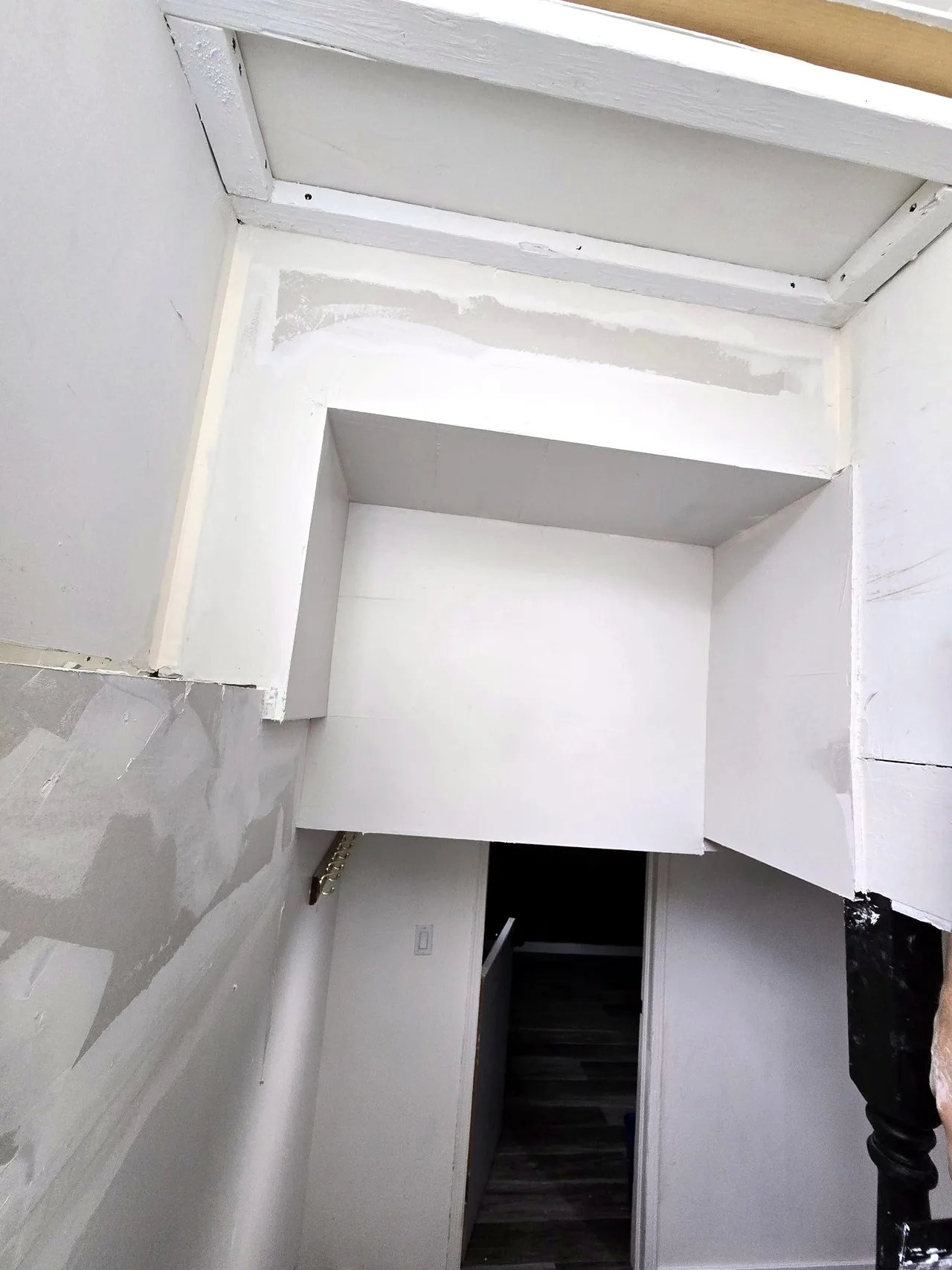 Full Basement Finishing — Staircase Rebuild: during photo 2