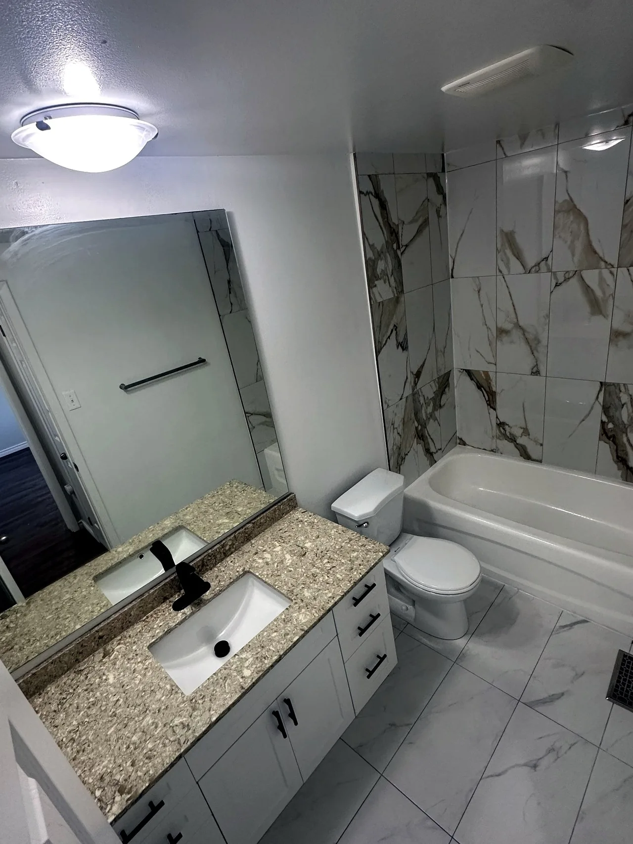 Bedroom & Bathroom Renovation — Bathroom Finish: after photo 1